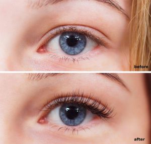 Lashcode serum before after